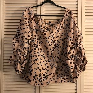 Halogen off the shoulders top XL